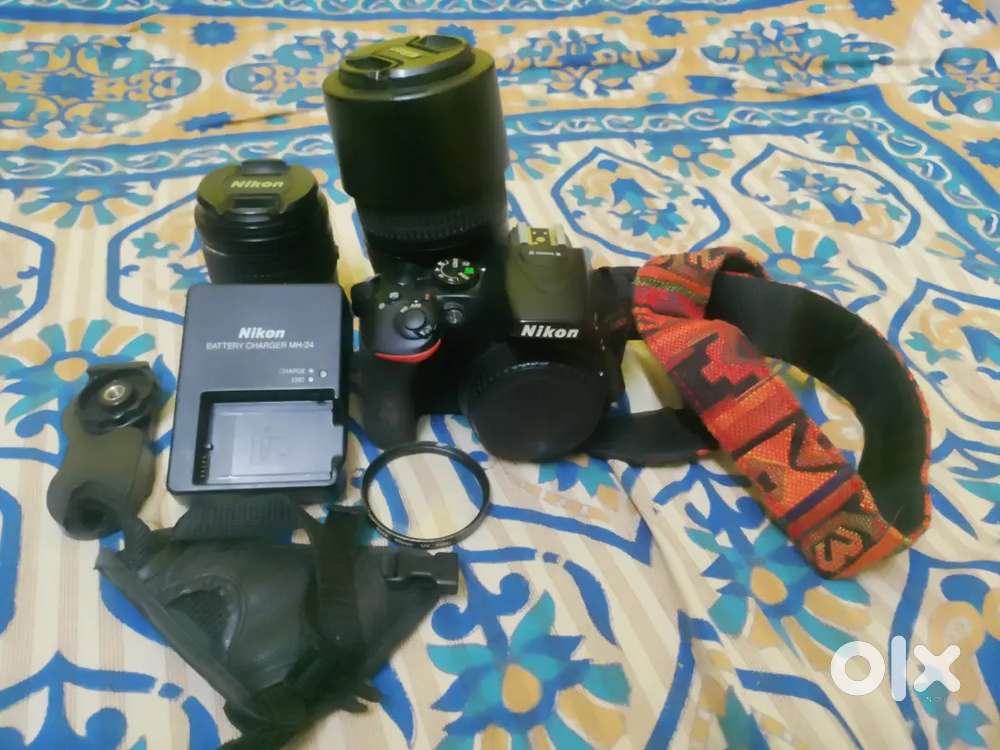 Nikon D 5600 with 2 lenses in new condition at affordable price