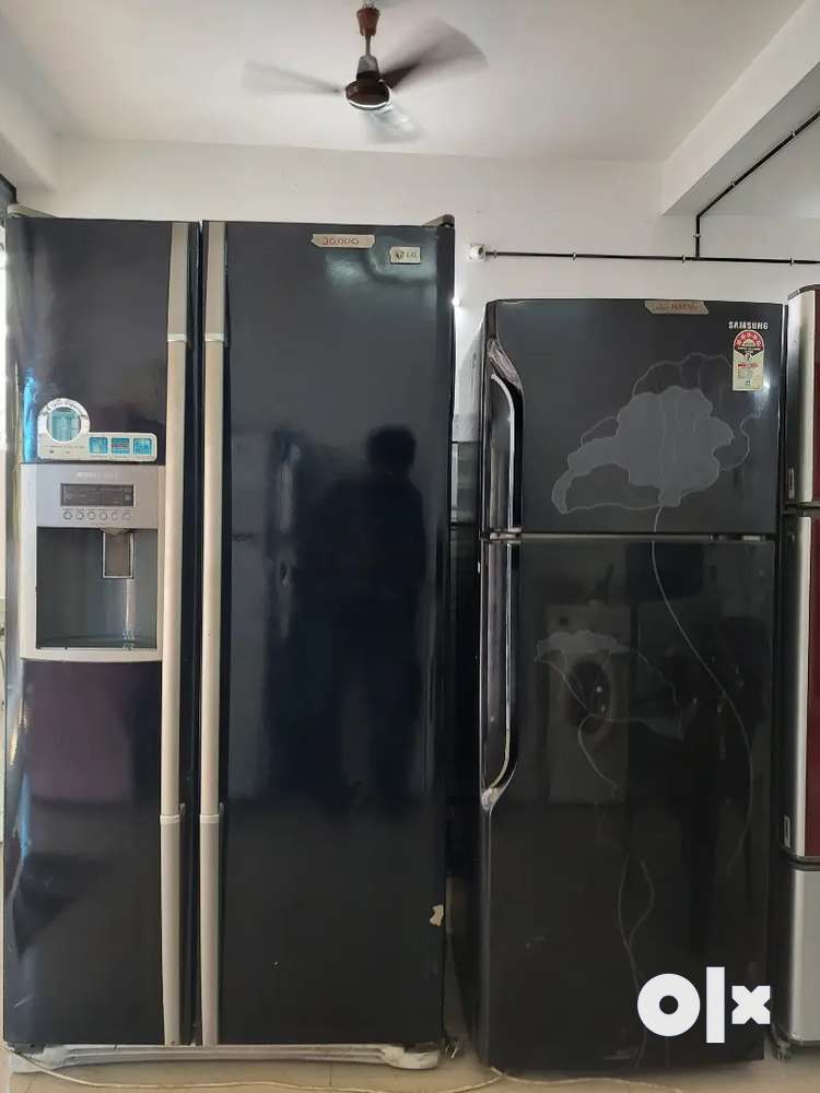 Single door fridge and double door fridge