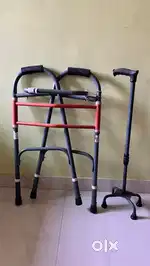 Foldable Walker and Walking Stick