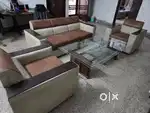 5 seater sofa set for sale with class table