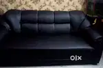 Pure leather sofa set