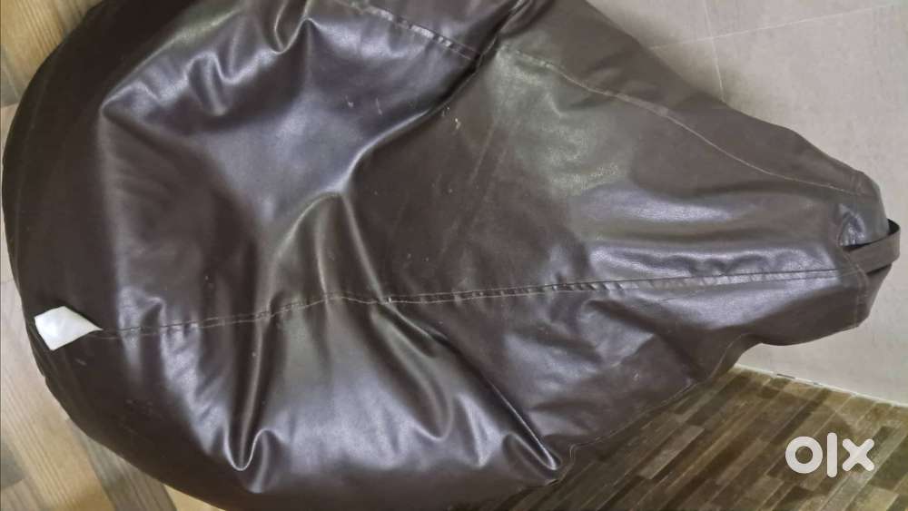 Set of 2 Large Bean Bags - [Brown Color] - Great for Kids/Gam