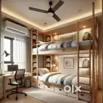 Room single & double rent ac also / monthly