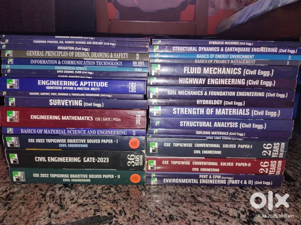 Gate + ESE books - Civil Engineering (IES Masters)