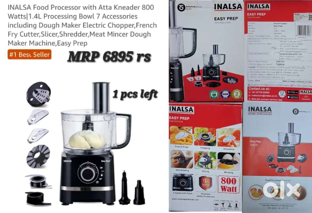 Inalsa food processor and many more brand new