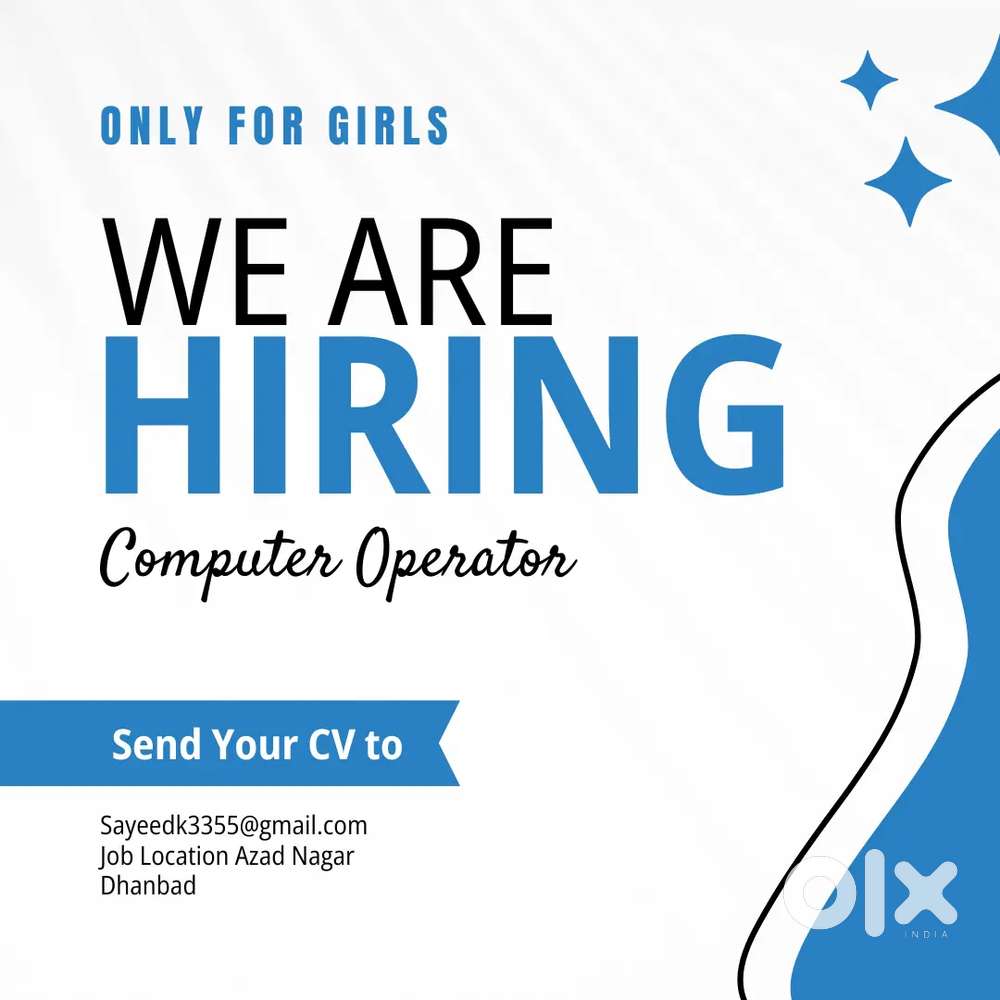 We are huring computer operator