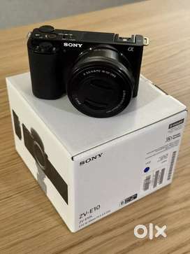 Sony Alpha ZV-E10 Mirrorless Digital Camera with 16-50mm Lens Black