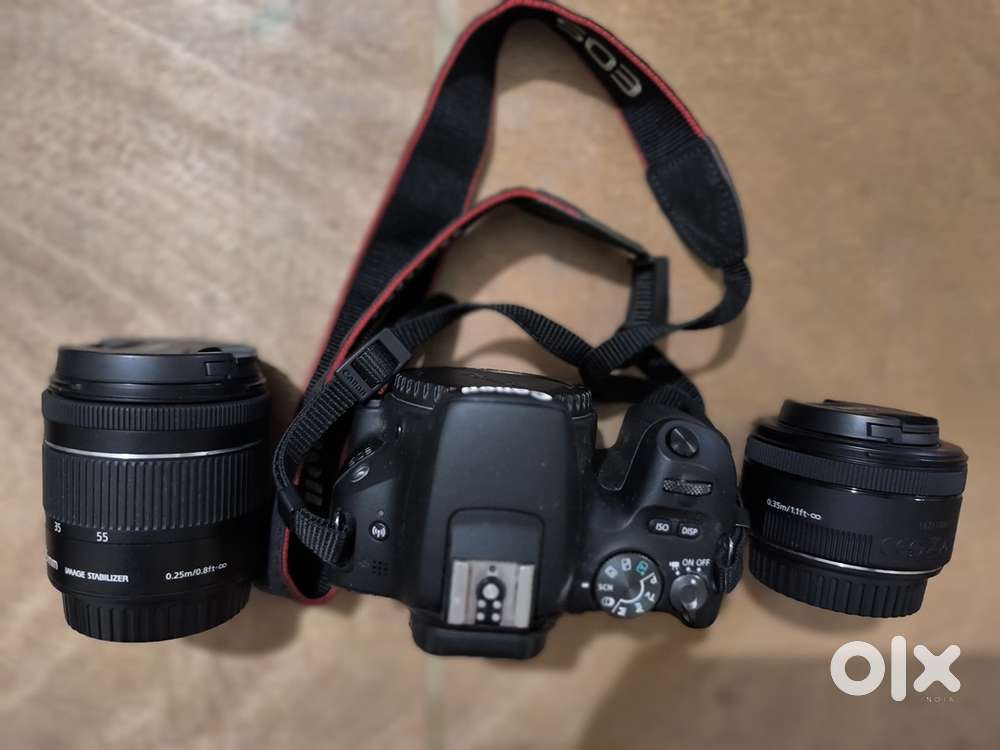 Canon EOS 200 D with Canon 18-55mm lens & Canon 50mm f/1.8 STM lens