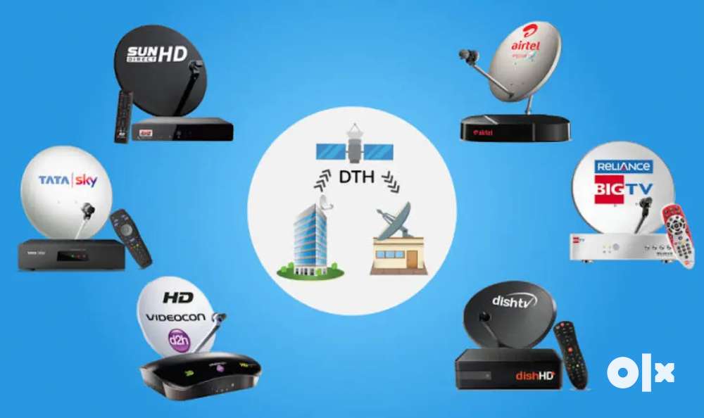 New HD Setup Box With 1 month free All India services Full Connection