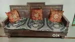FULL SOFA SET & CENTRE TABLE ND DINING TABLE