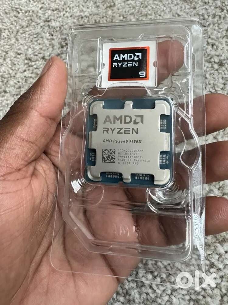 Used Processor AMD Ryzen 9 9950X 16-Core 32-Thread Desktop Processor.