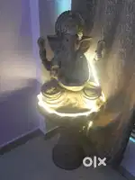 Ganapati water fountain with LED lights