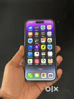 Iphone 14 pro purple colour 58000 no rough use
