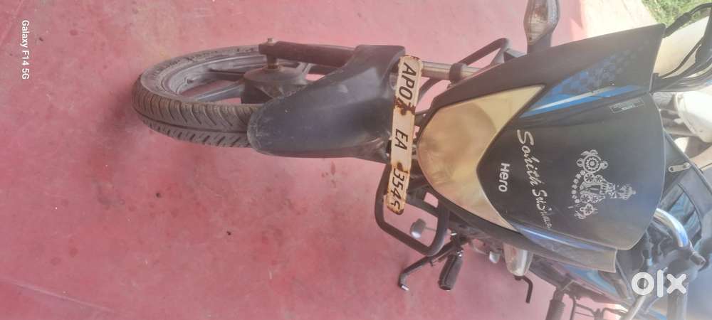 Single hand used bike fancy number