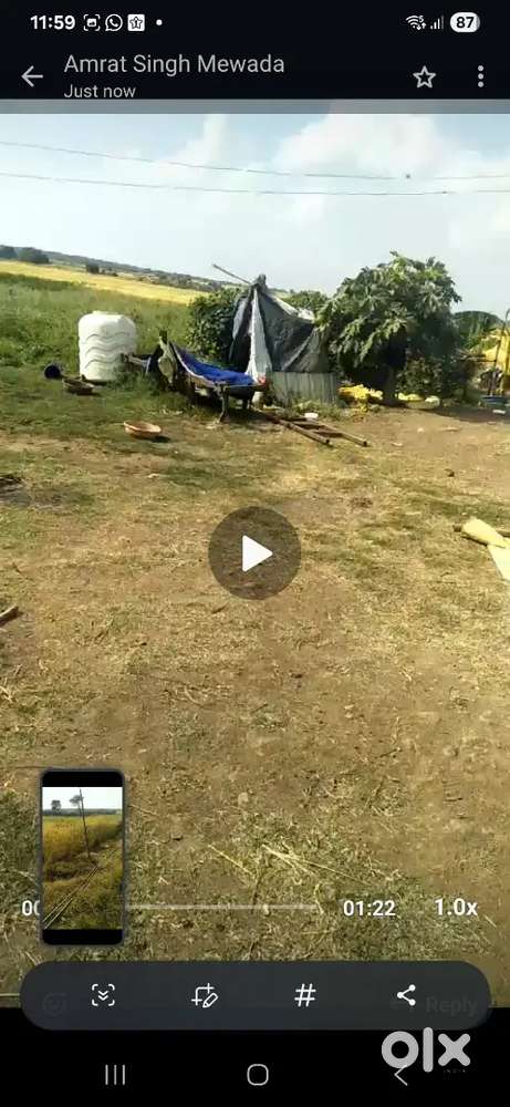 Land sanhkhedi near shyampur