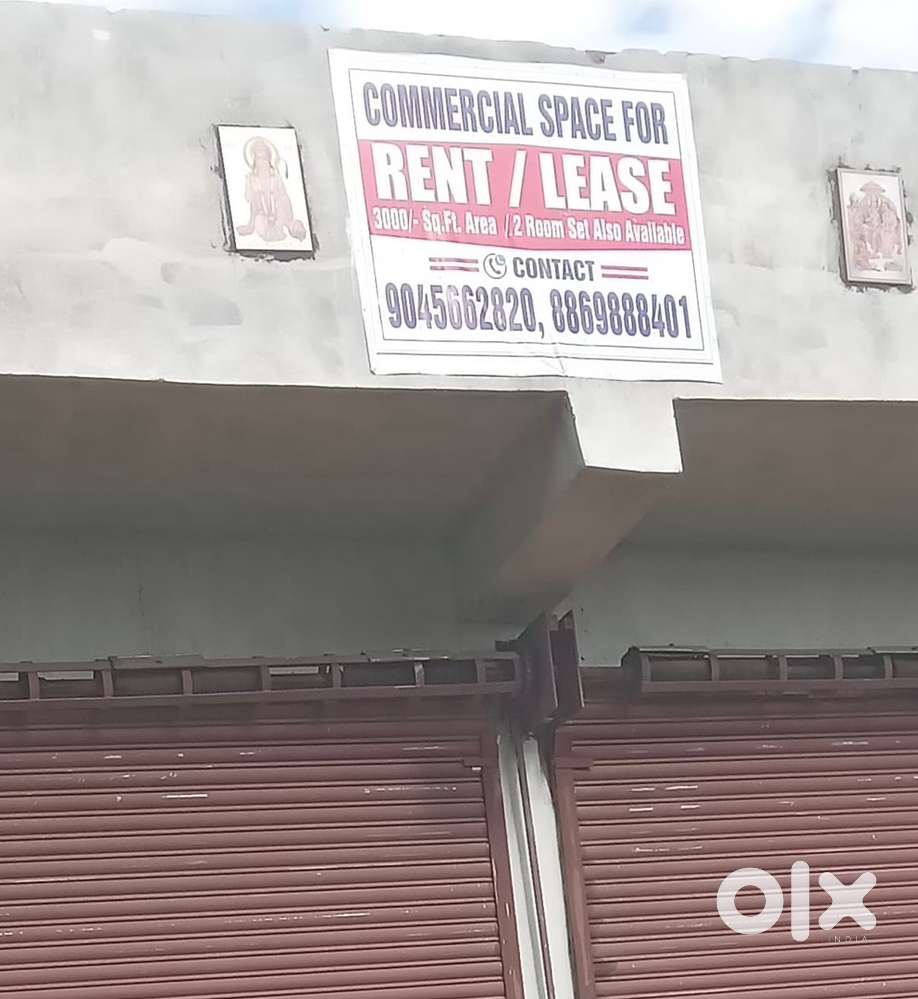 Commerical space for Rent on kotwali rd,Sidhbali vihar colny,Najibabad