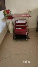 Glass side table