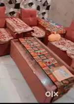 Sofa set condition okk 5 sitter
