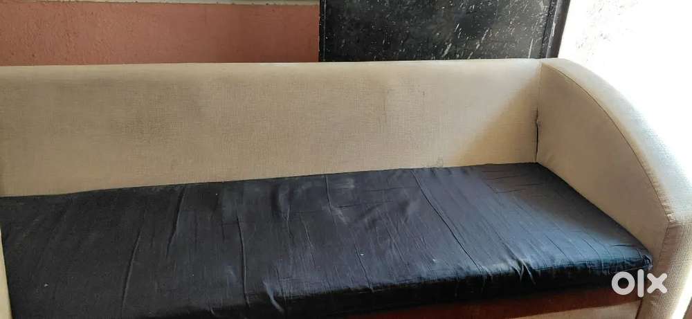 L shaped sofa cum bud