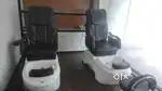 Salon chairs pedicure sets