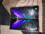 Samsung fold 2 front display normal line and inner display all ok  ok