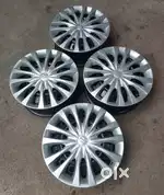Rim 15 Inch & Wheel Cup 4'nos Suit For Swift Ritz Verna i20 Honda City