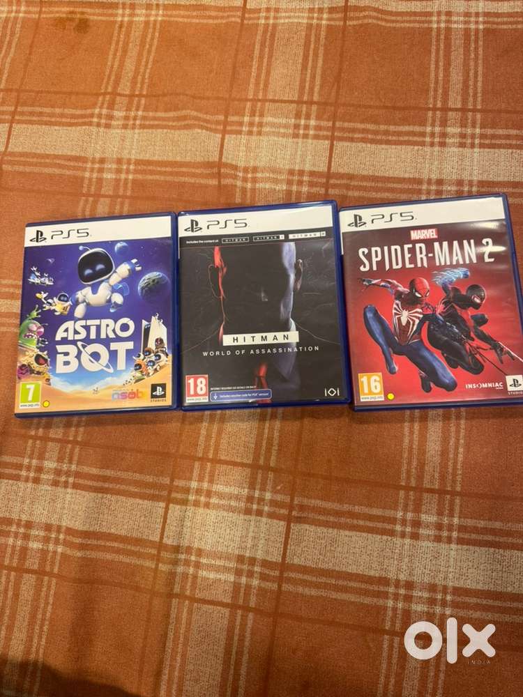 Ps5 games spider man 2 hitman trilogy astrobot