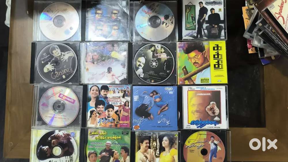 Tamil and Hindi Audio CDS