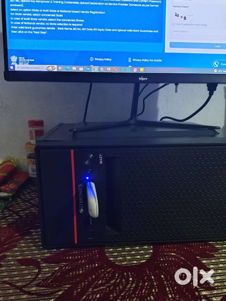 Fingure monitor 21.5