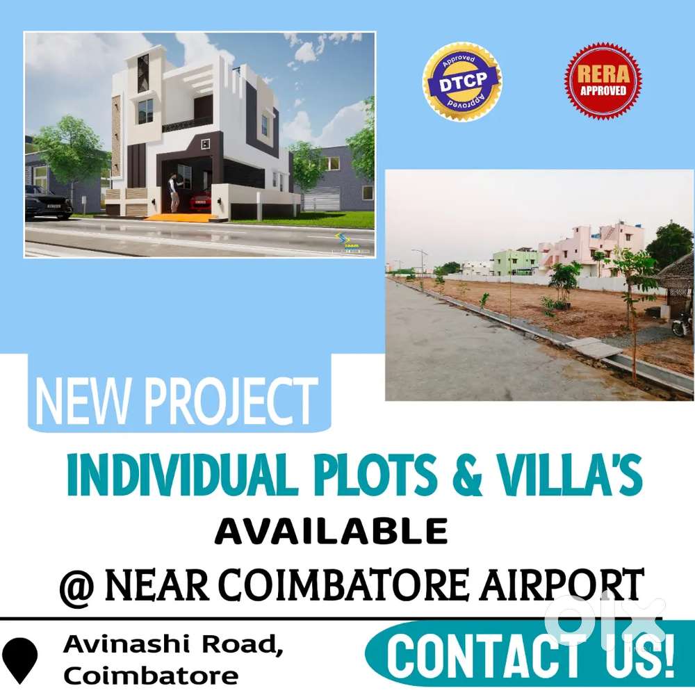 Kalapatty DTCP PLOTS SALE - CBE international Airport