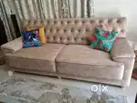 Luxurious sofa brand new gold colour 3+2 seater
