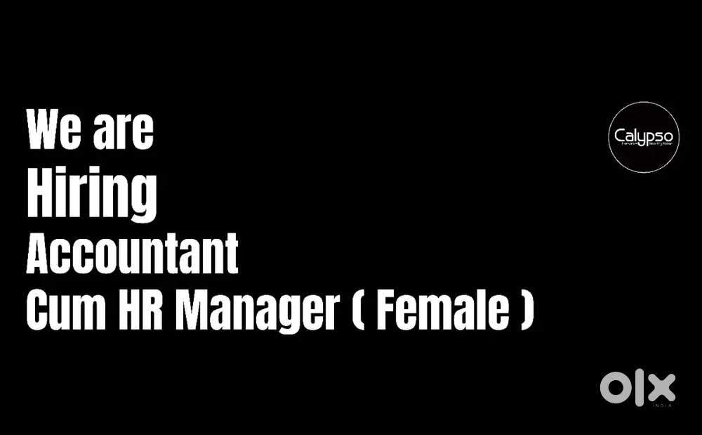 Accountant cum HR manager