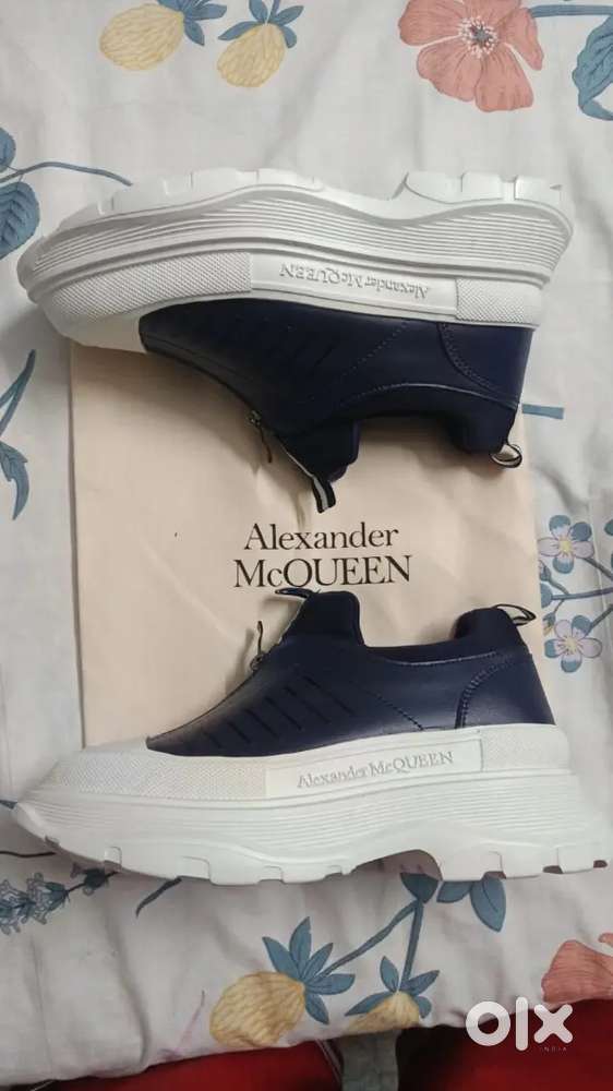 Brand New Alexander McQueen Shoes – Navy Blue – Unused & Untouched