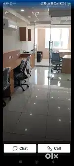 For Rent - 555 Sq Ft - Fully Furnished Office in CCC,VIP Road,Zirakpur