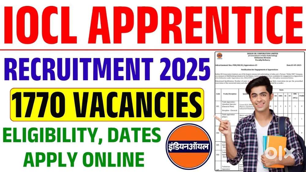 URGENT REQUIREMENT IN INDIAN OIL CORRECTION MALE FEMALE BOTH CALL
