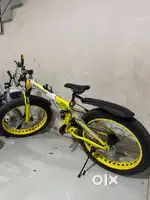 Fat tire folding cycle