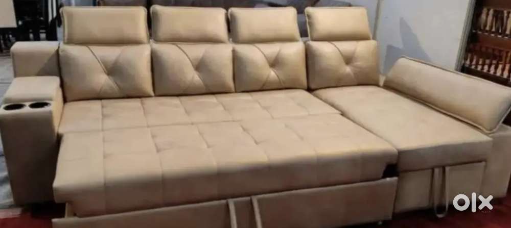 NEW MODEL LONGER SOFA COME BED AVAILABLE AT ZAM ZAM FURNITURE