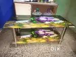 Glass Teapoy