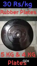 Gym Equipment, Weight, Dumbbell, Plates and Rod