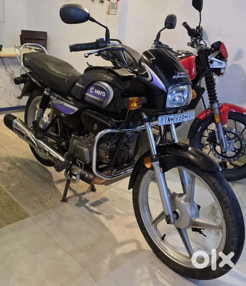 Hero splendor plus,  2022 model, blue colour