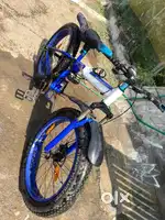 Fat tyre gear foldable cycle