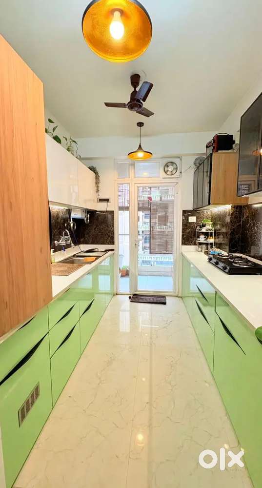 3bhk independent flat beautiful interior for working professional