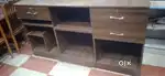 Counter table and shelfs