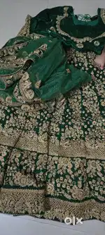 Green lehenga