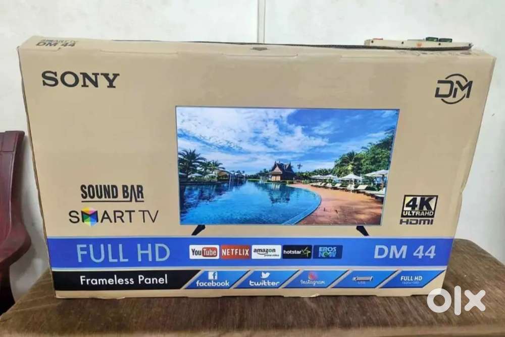 40 inch sony smart Android frameless oled 4k 3yr display waranty 12500