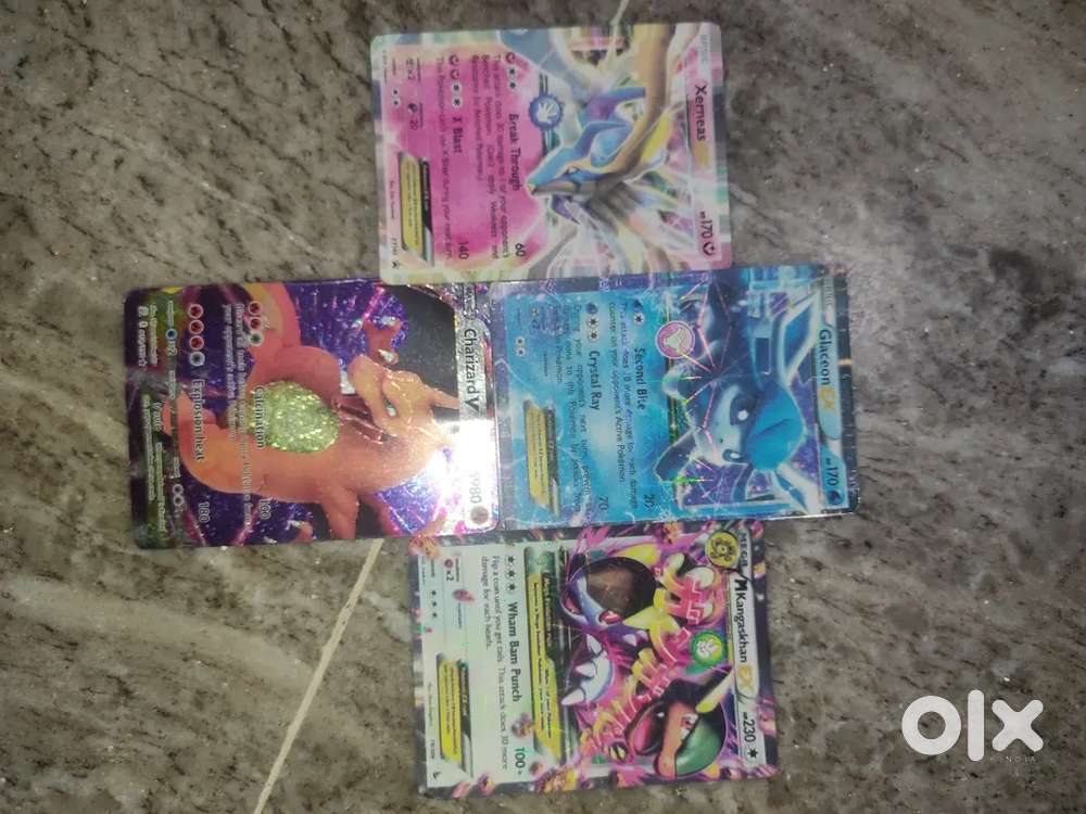 Pokemon card rare collection