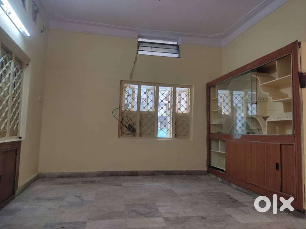 2bhk with big dining, wash area & garden at bhavani puram, beeramguda