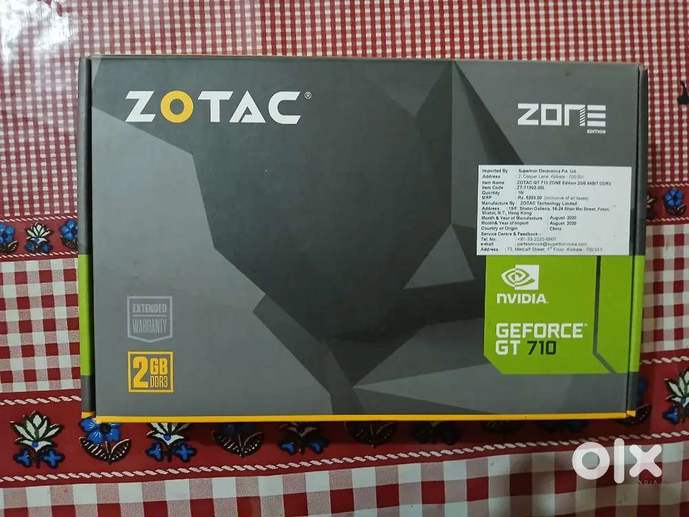 GRAPHIC CARD ZOTAC GT-710 2GB DDR3