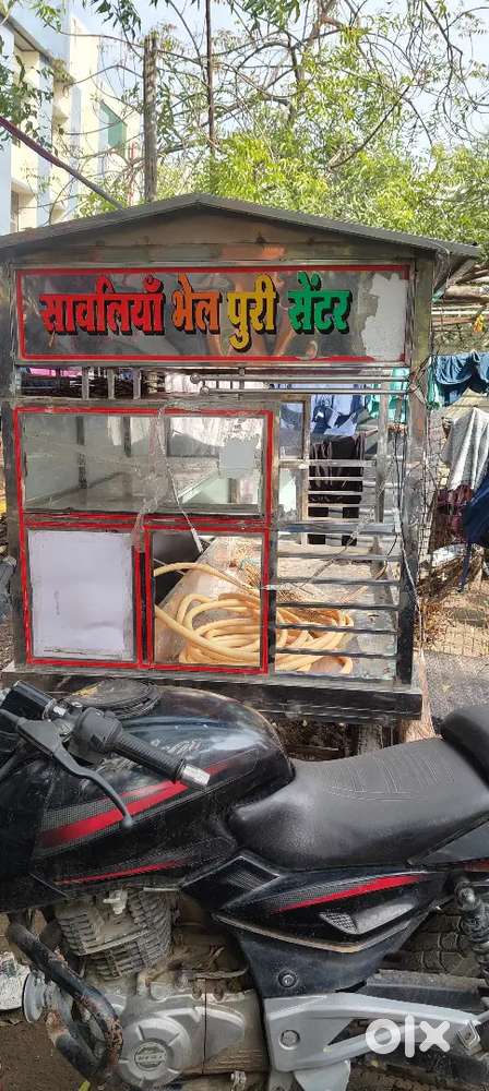 पानी पूरी भेल गाड़ी पूरी स्टील