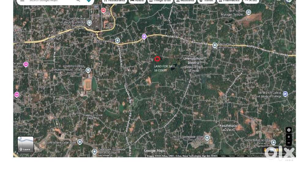 16 Cent Residential Plot near Emax Theatre & Medical College, Calicut